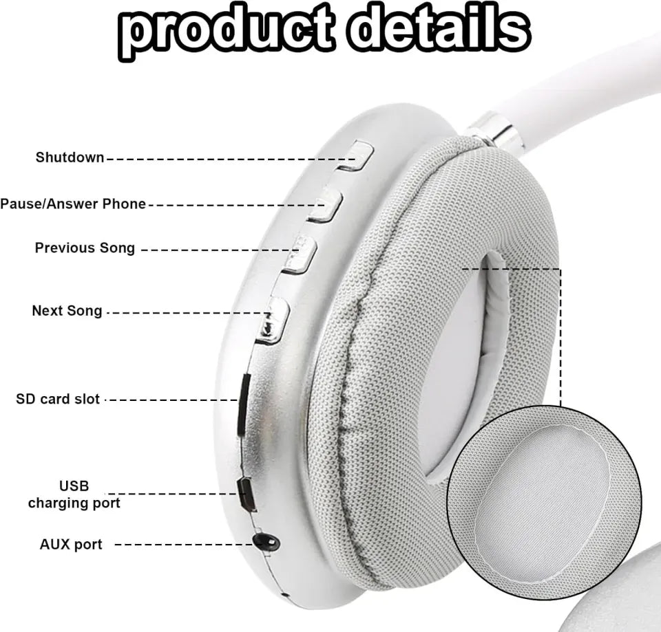 P9 Pro Max Premium Wireless Headphones