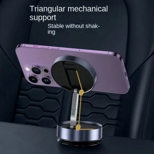 Magnetic car phone holder