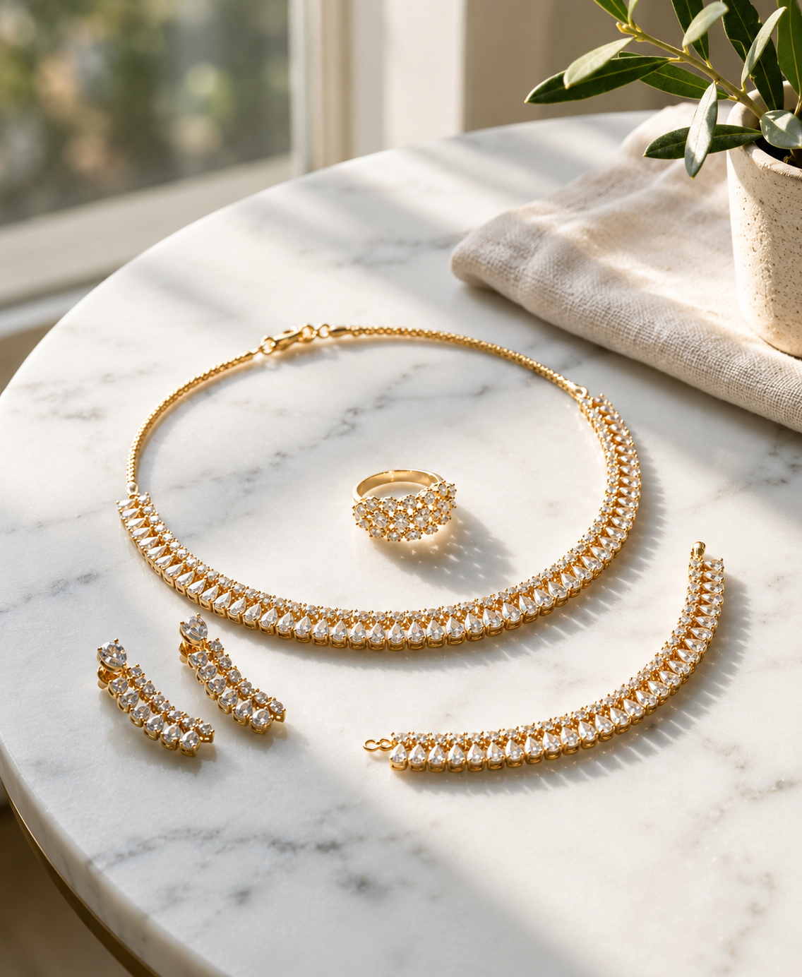 Luxury 4-Piece Jewelry Set